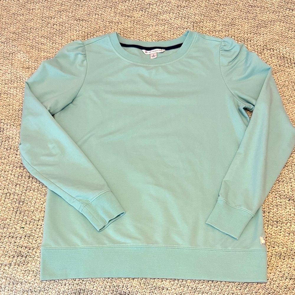 Southern Tide Seafoam Long Sleeve Top
